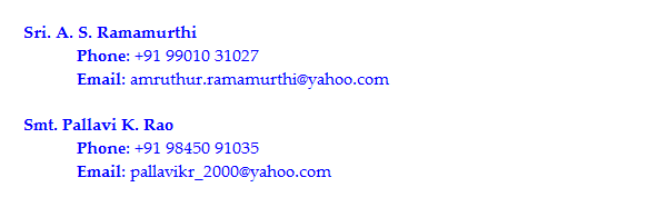 Contact information for India