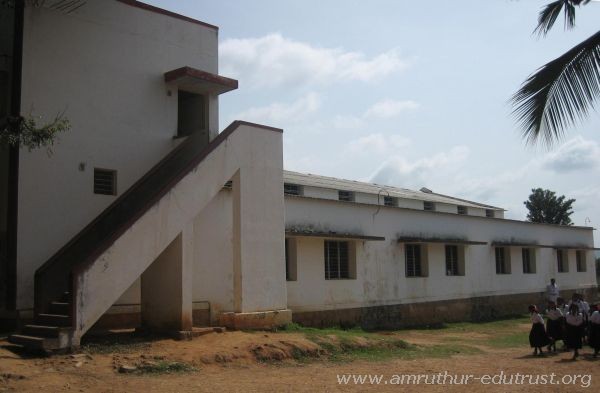 The main building of the high school